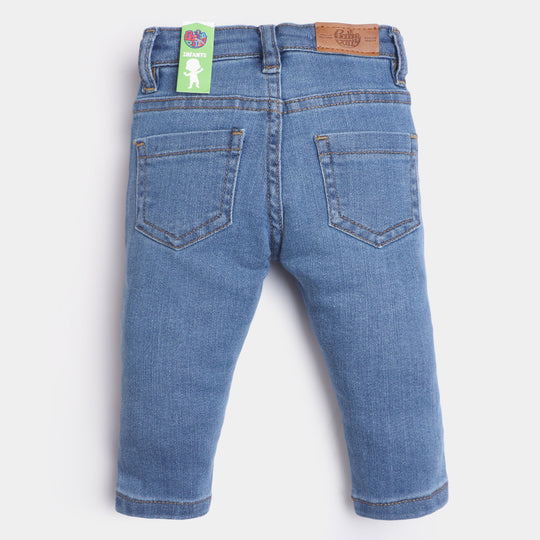 Infant Girls Denim Pant Basic F-23-LIGHT BLUE