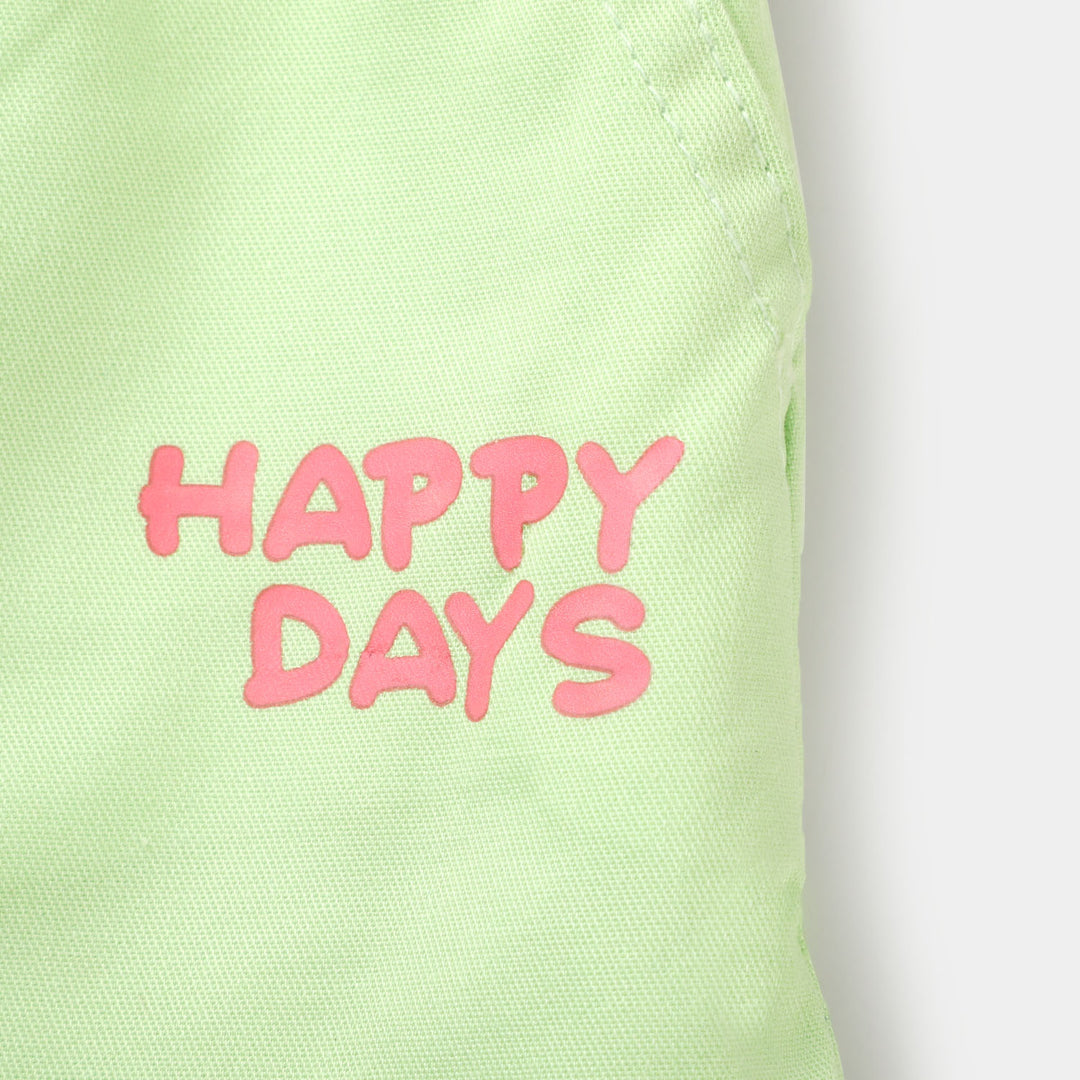 Infant Girls Skirt Woven Happy Days - Sharp Green