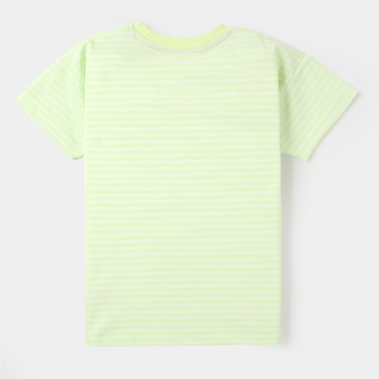 Boys T-Shirt Character- Sharp Green