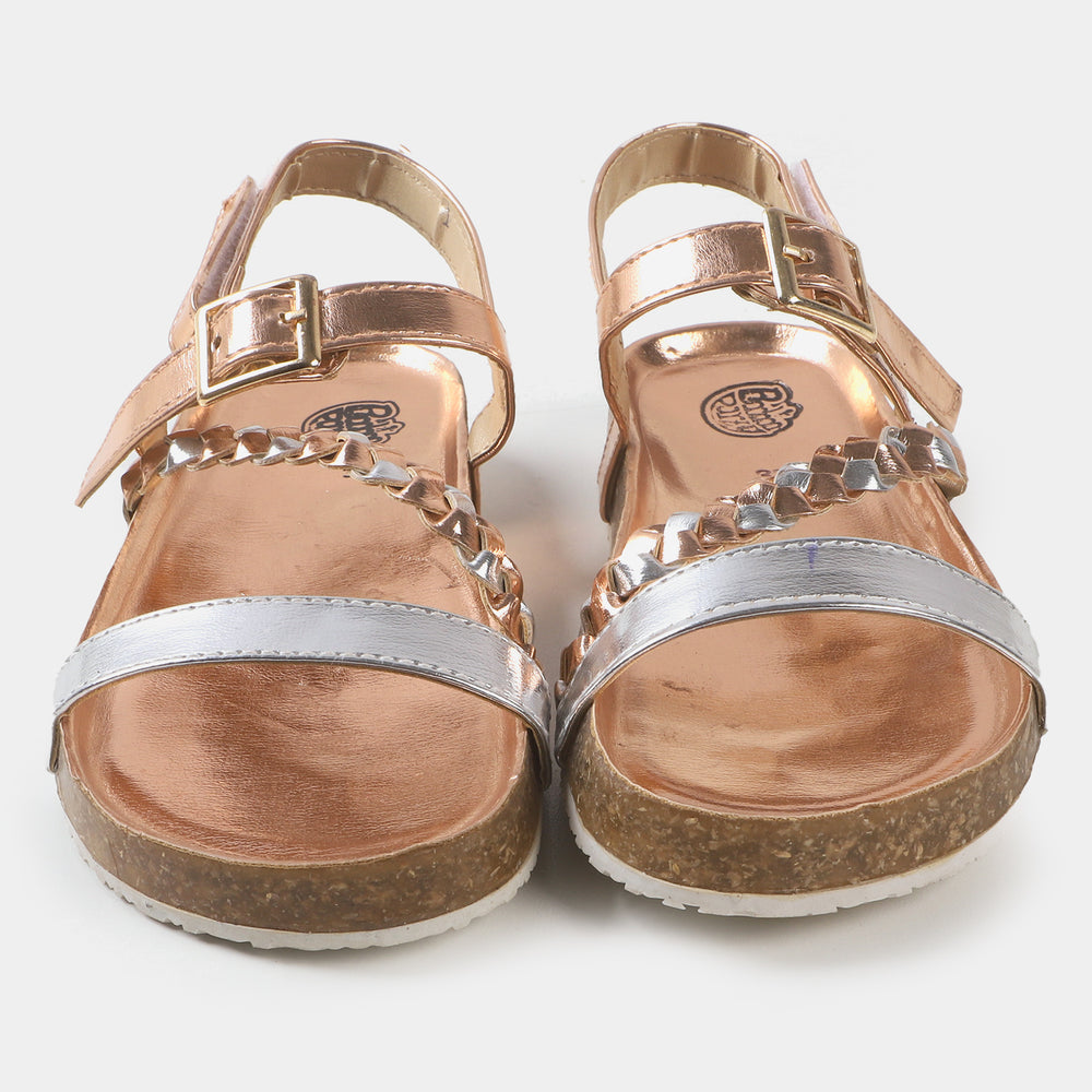 Girls Sandal 40-105  - Peach/Silver