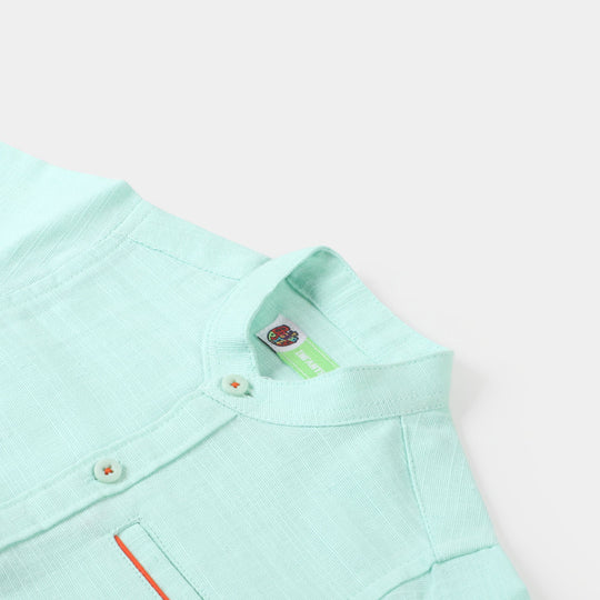Infant Boys Casual Shirt Bay  - Light BLUE
