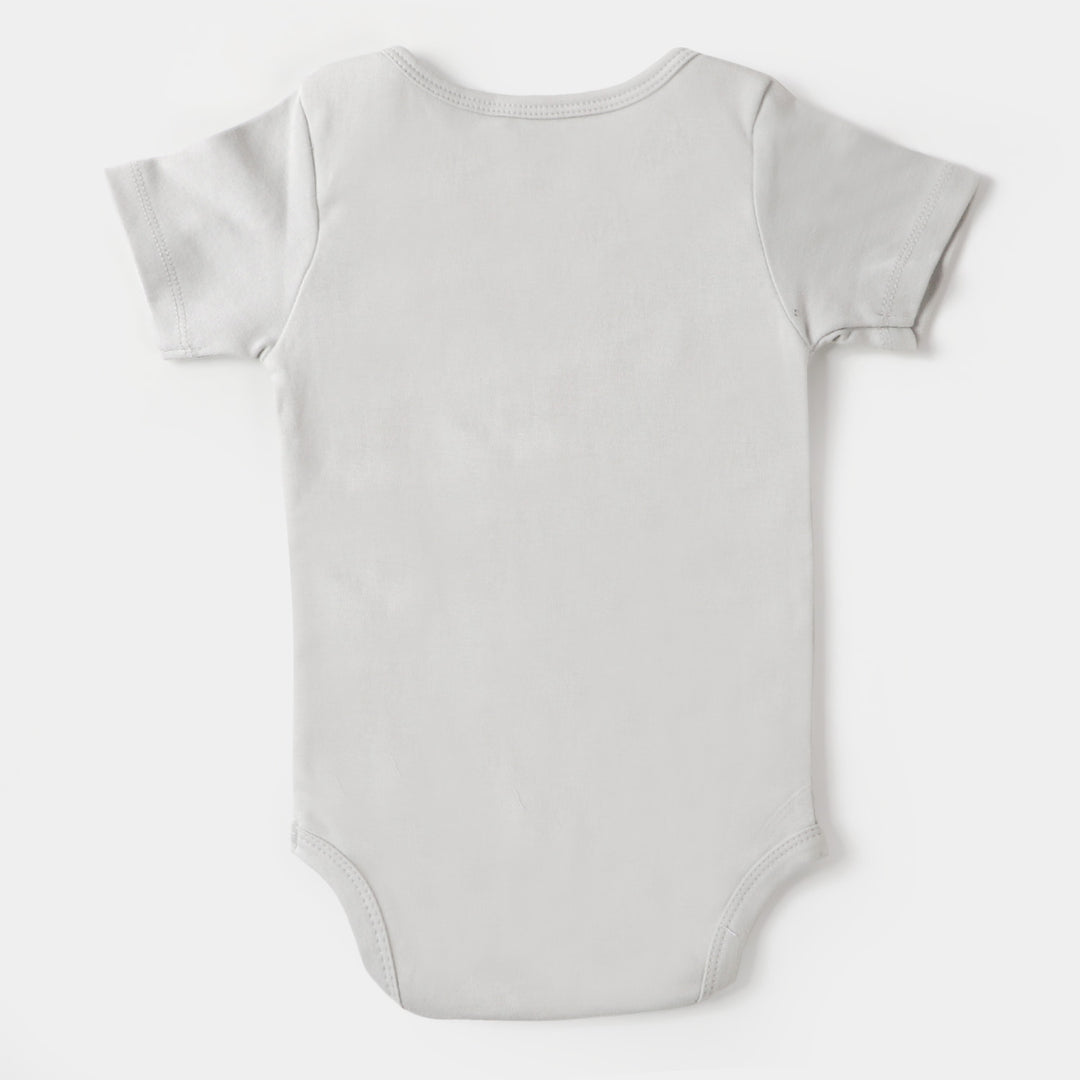 Infant Cotton Romper Best Phuppo - Barley White