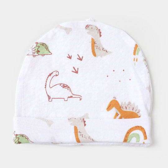 Infant Boys Jersey 4 Pieces Set Dino - White