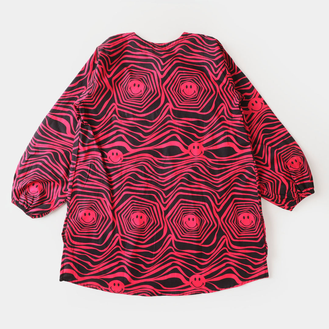 Teens Girls Cotton 2PC Suit - Magenta