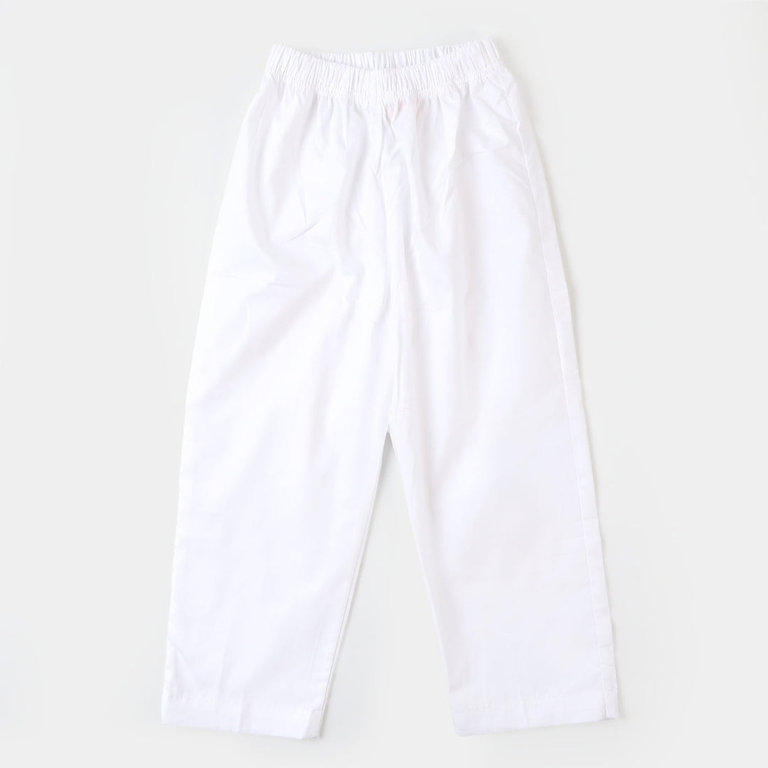 Boys EMBROIDERED Kurta Pajama 708 - White