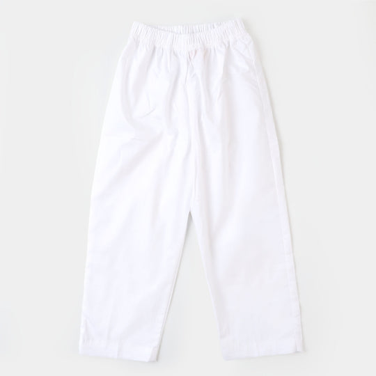 Boys EMBROIDERED Kurta Pajama 708 - White