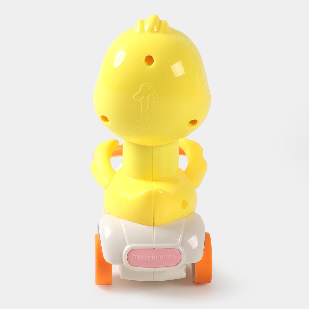 Wind Up Motorcycle Duck Play Toy For Kids