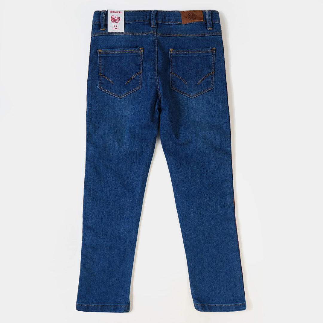 Boys Pant Denim Adventure Tape-Mid Blue
