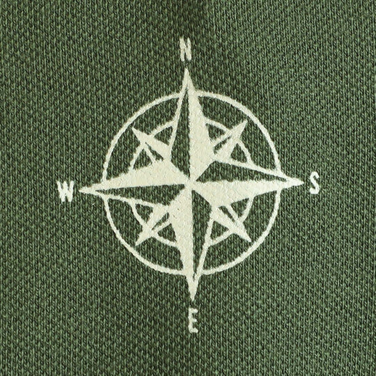 Boys Cotton Polo T-Shirt Navigator - Green