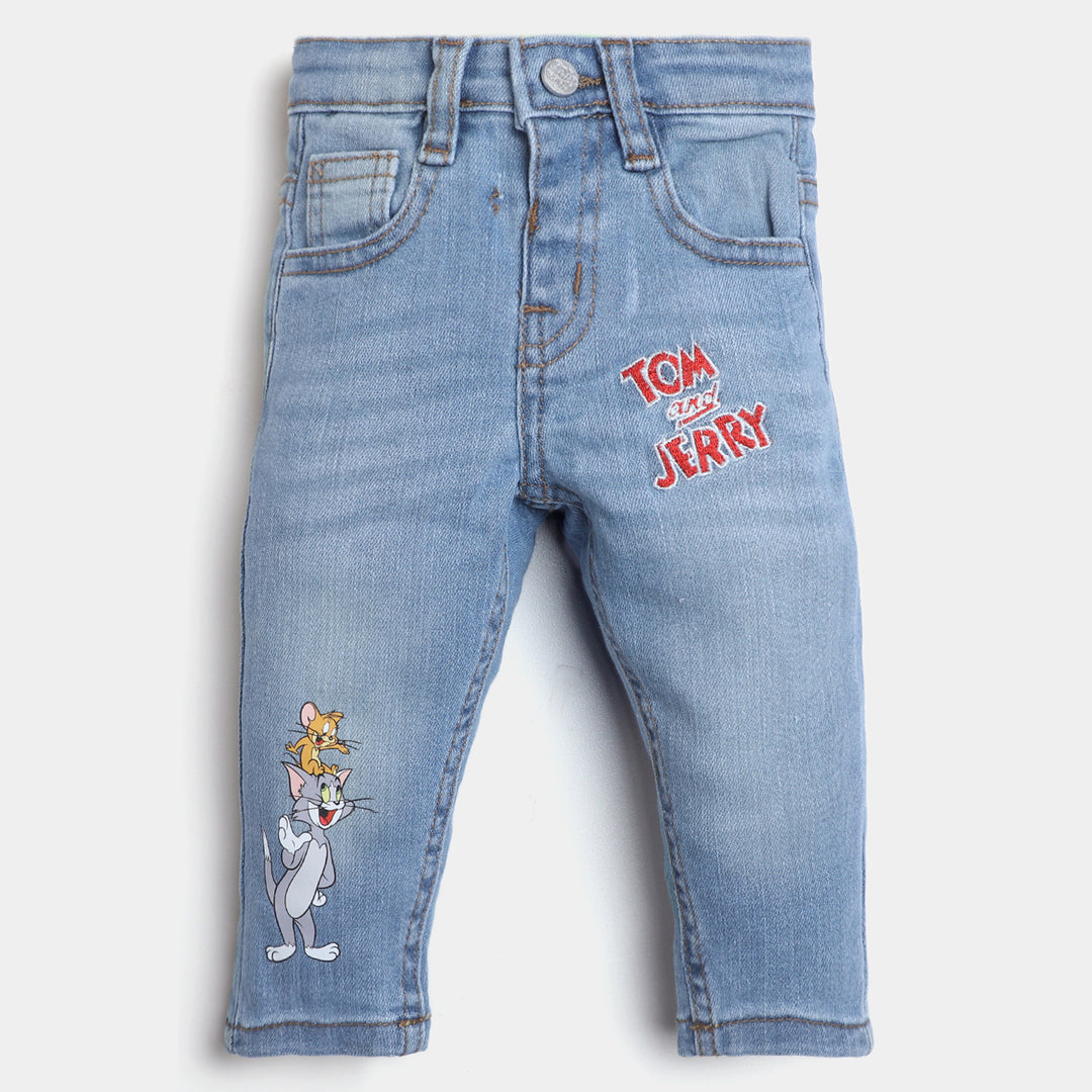 Infant Boys Denim Pant Character -Ice Blue
