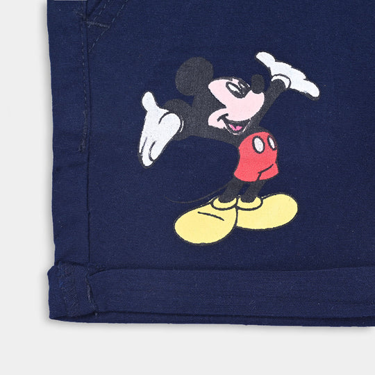 Infant Boys Cotton Short- NAVY