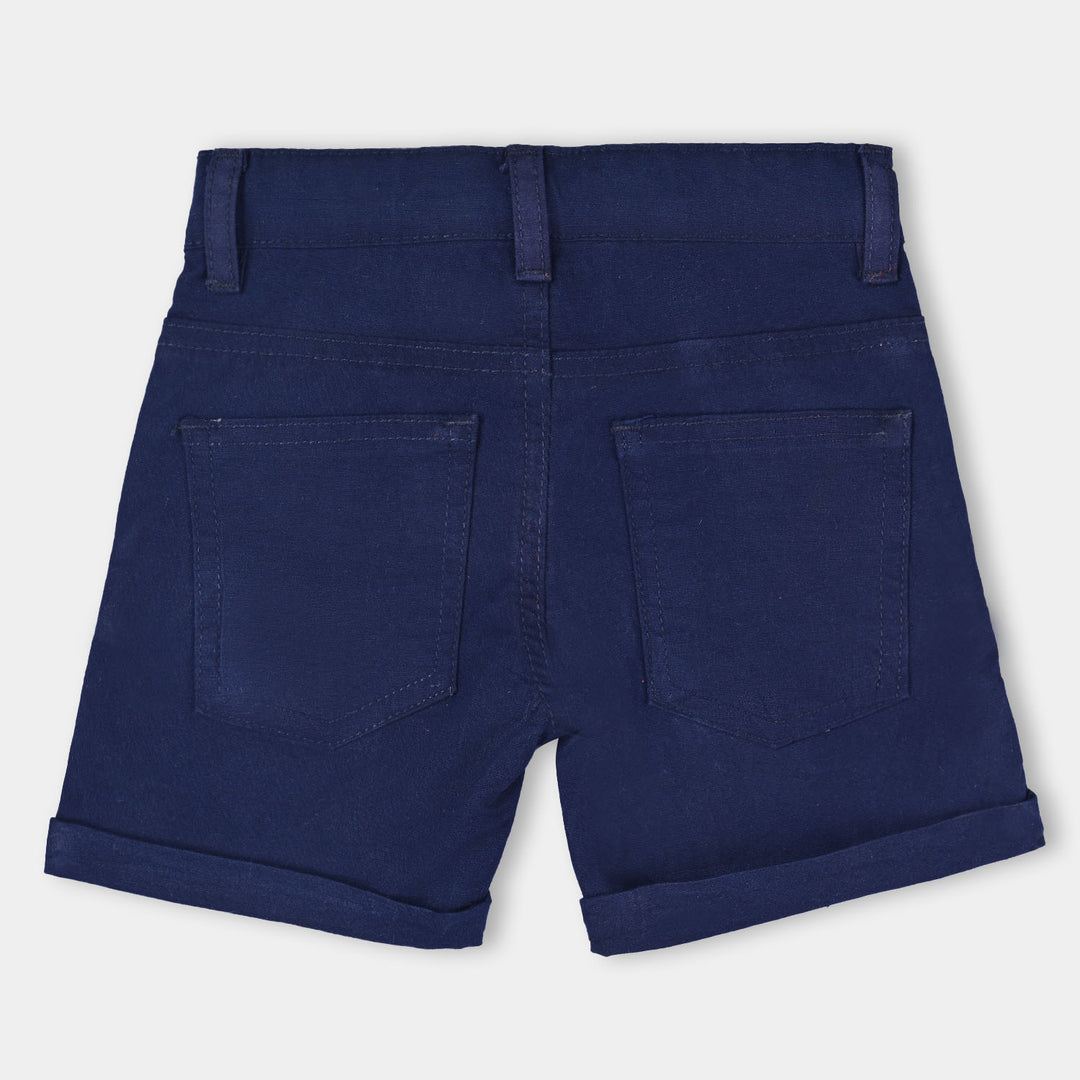 Infant Boys Cotton Short- NAVY