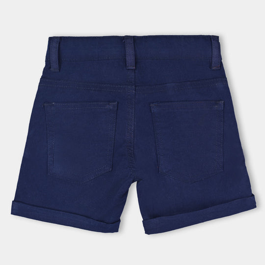 Infant Boys Cotton Short- NAVY