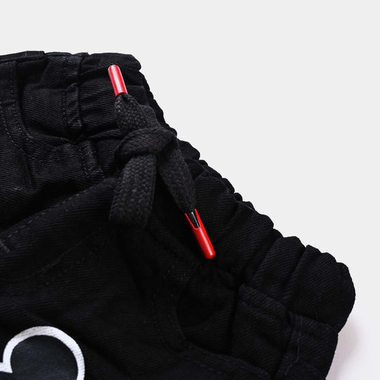 Infant Boys Denim Short Original-BLACK