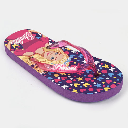 Girls Rubber Slipper AHC-056-Purple