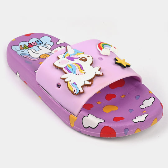 Girls Slippers DF-73-Purple