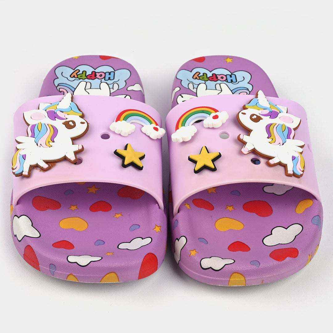 Girls Slippers DF-73-Purple