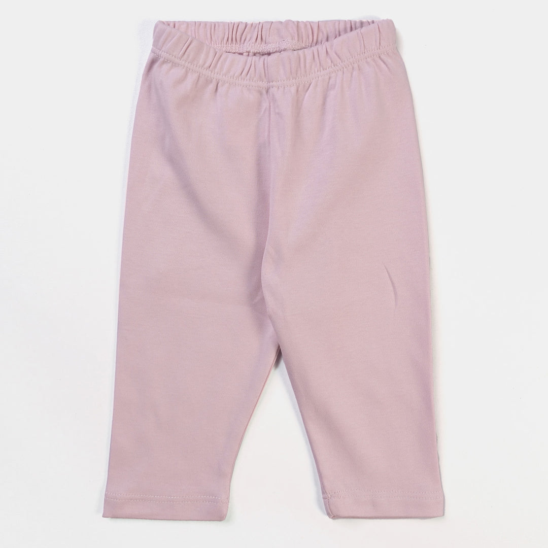 Infant Girls Plain Tights-Pink