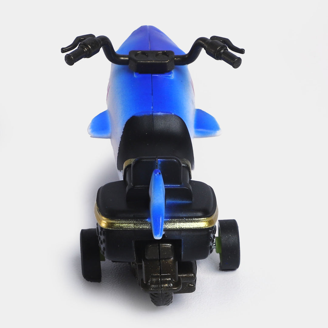 Pull Back & Go Shark Bike Toy For Kids