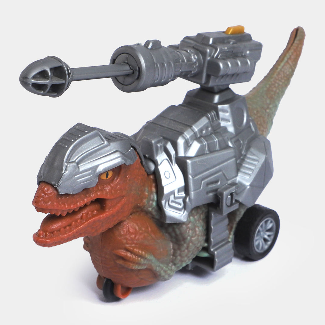 Pull Back & Go Armor Dinosaur Toy For Kids