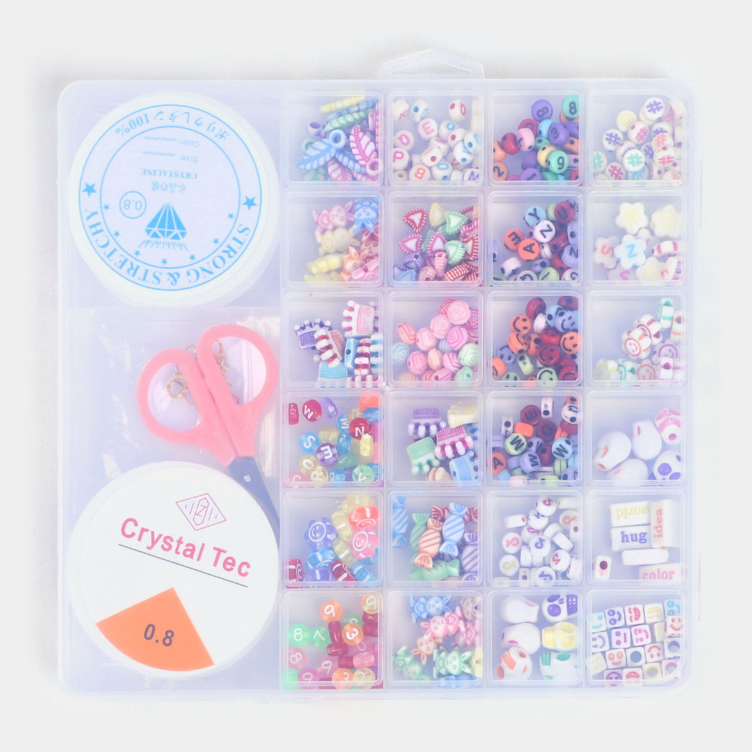 Girls Beads Set For Creative Play