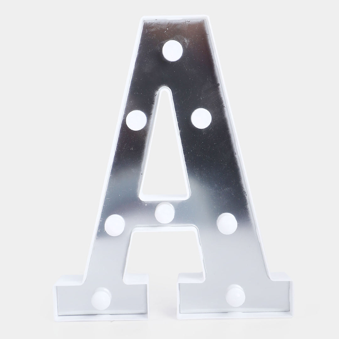 Decoration HBD LED Light Silver "A"