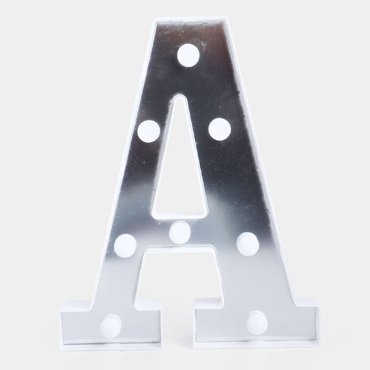 Decoration HBD LED Light Silver "A"