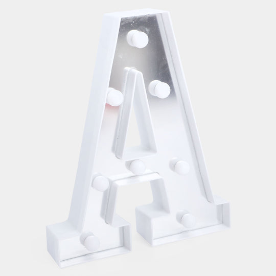Decoration HBD LED Light Silver "A"
