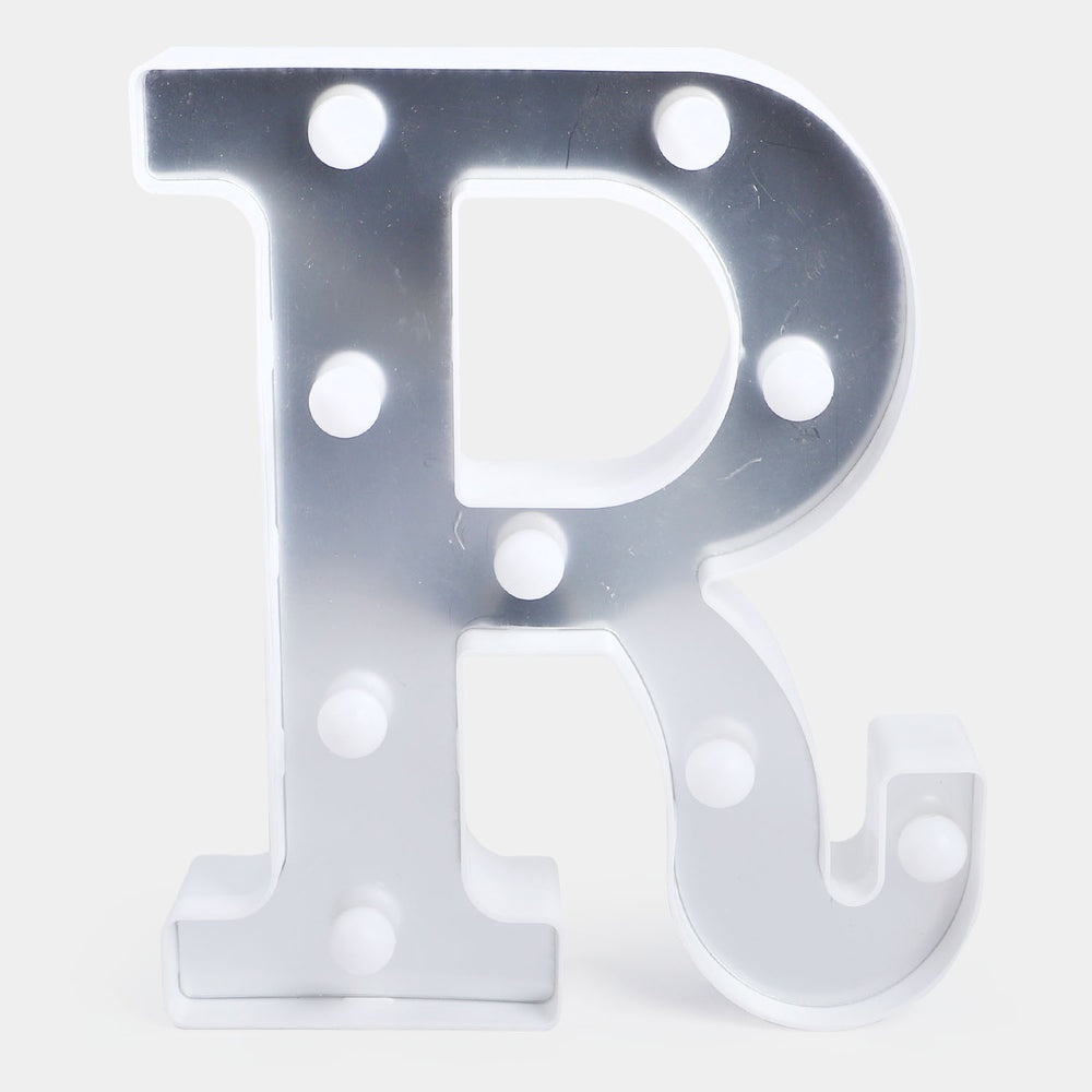 Decoration HBD LED Light Silver "R"