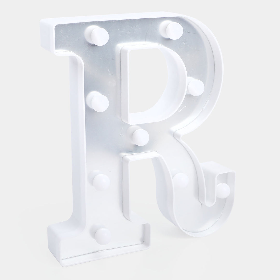 Decoration HBD LED Light Silver "R"