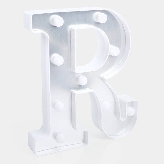 Decoration HBD LED Light Silver "R"