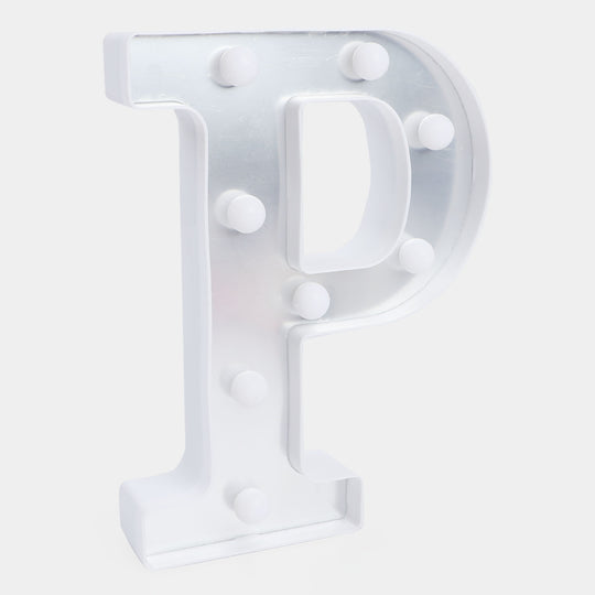 Decoration HB LED Light Silver "P"