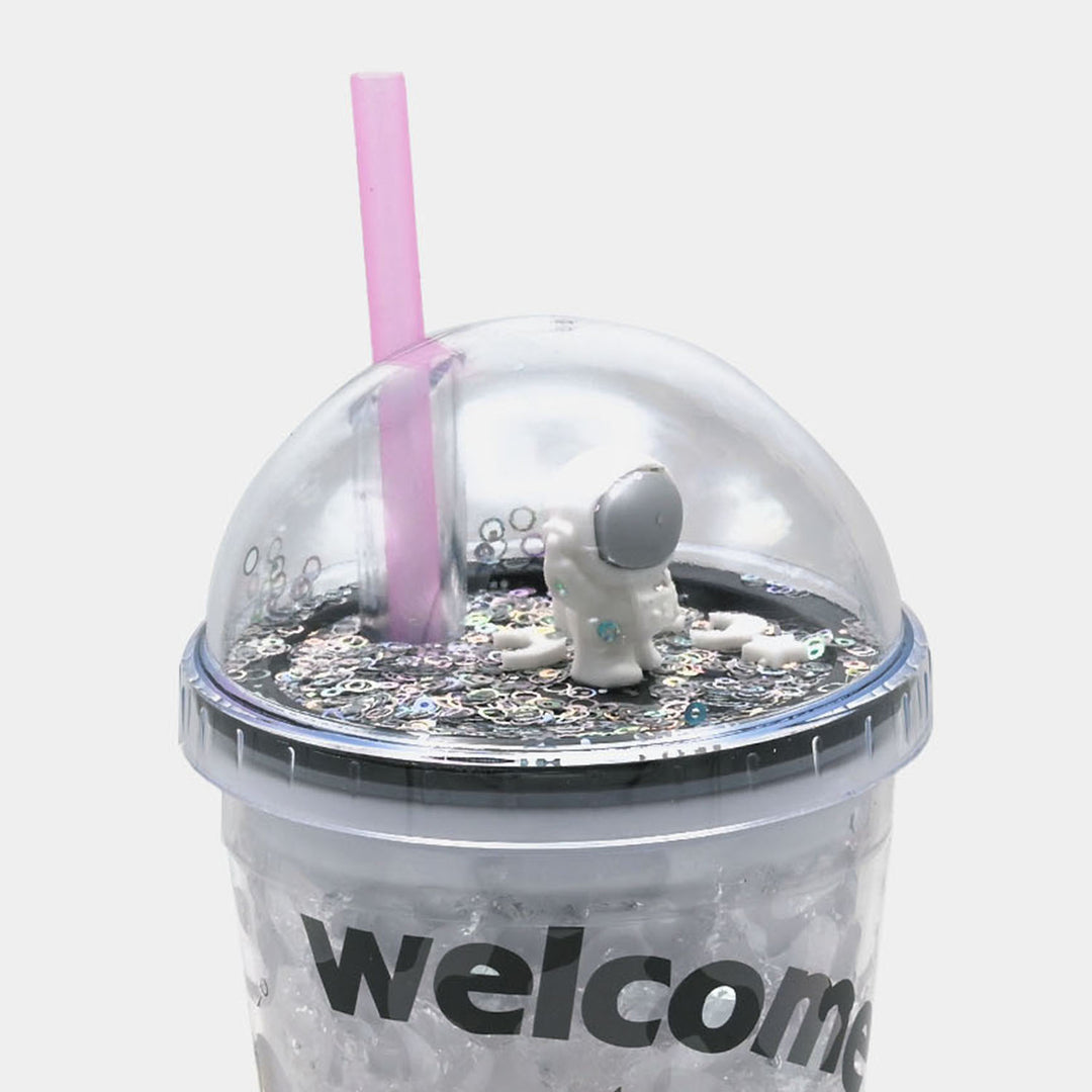 Fancy Straw Glass/Cup For Kids