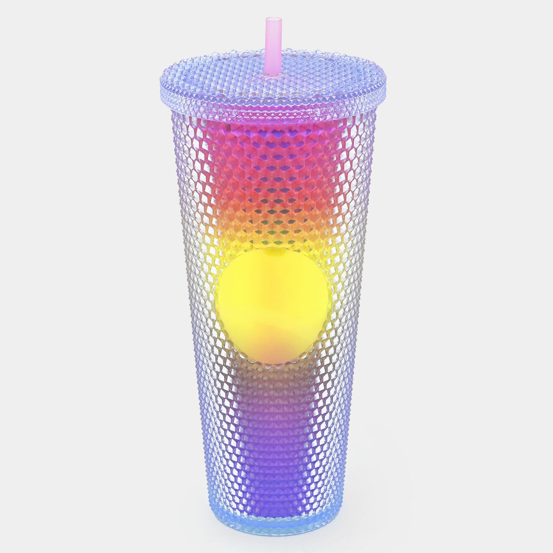 Fancy Straw Glass/Cup For Kids