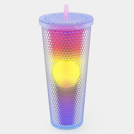 Fancy Straw Glass/Cup For Kids