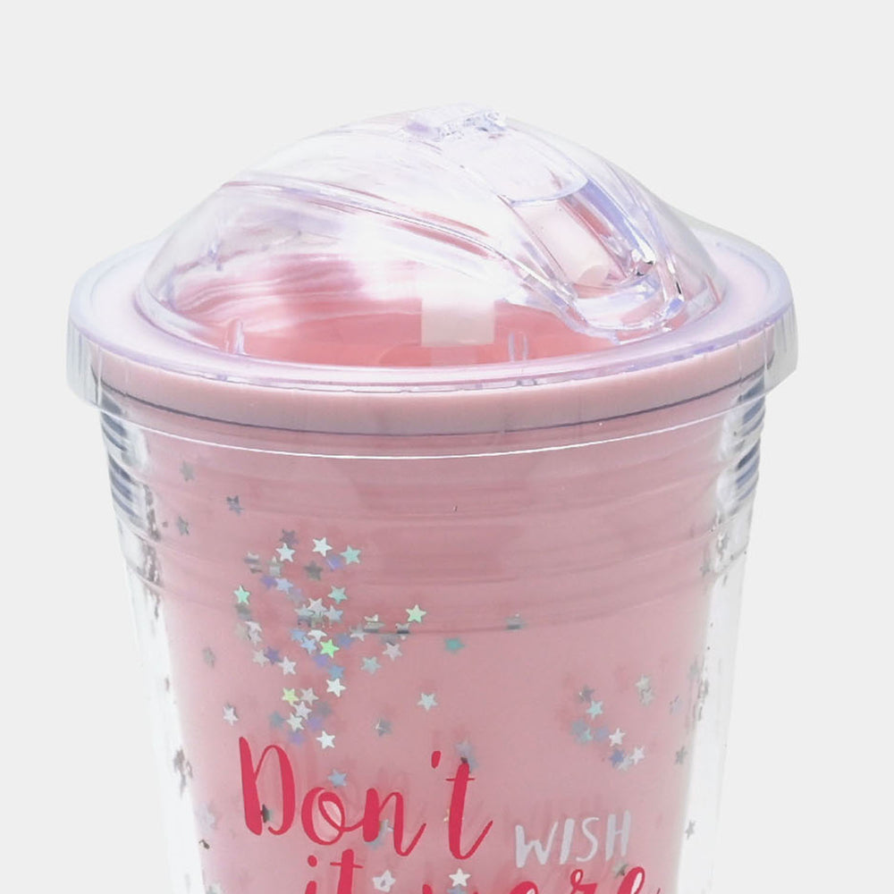 Fancy Straw Glass/Cup For Kids