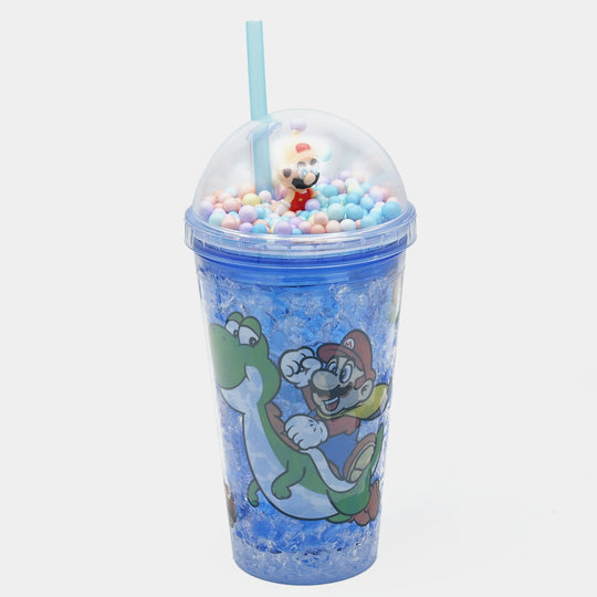 Fancy Straw Glass/Cup For Kids