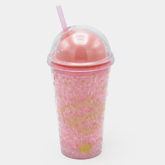 Fancy Straw Glass/Cup For Kids