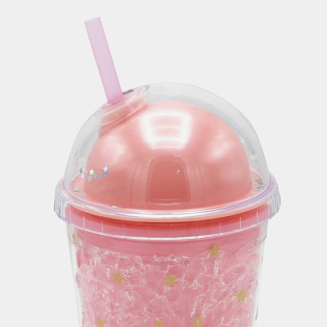 Fancy Straw Glass/Cup For Kids