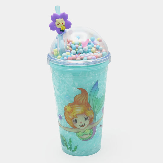 Fancy Straw Glass/Cup For Kids