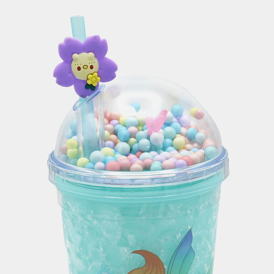Fancy Straw Glass/Cup For Kids