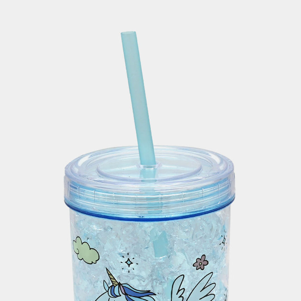 Fancy Straw Glass/Cup For Kids