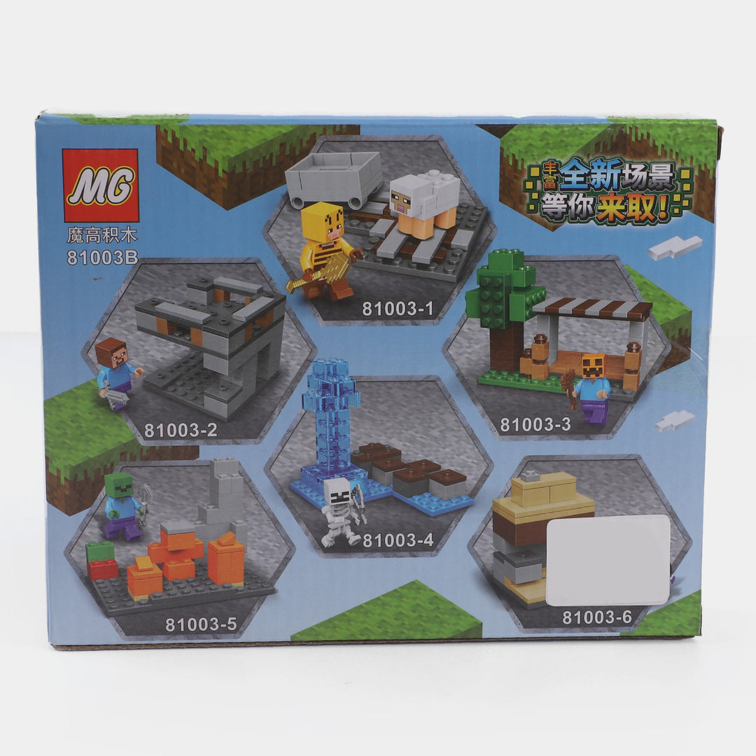 Minecraft Building Blocks Set For Kids | 58+PCs