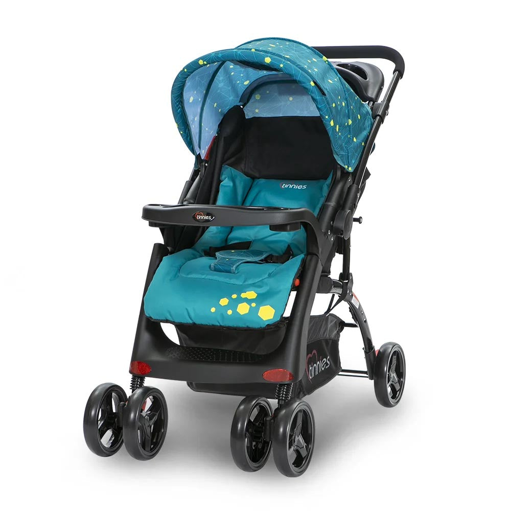 Tinnies Baby Stroller Reversible Handle Acid Blue C-18D