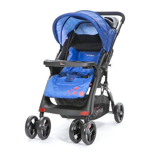 Tinnies Baby Stroller Reversible Handle Royal Blue C-18D