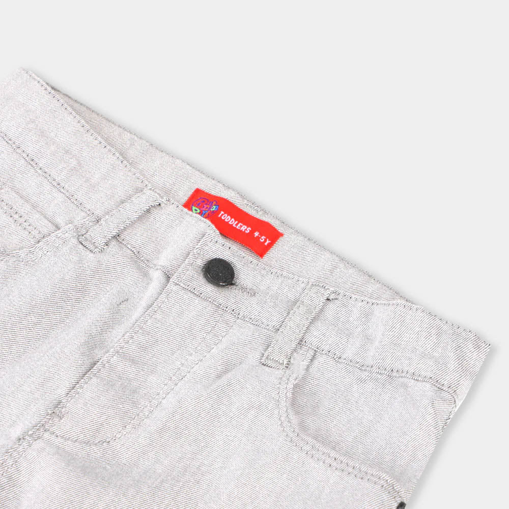 Boys Pant Cotton Basic - S.Grey