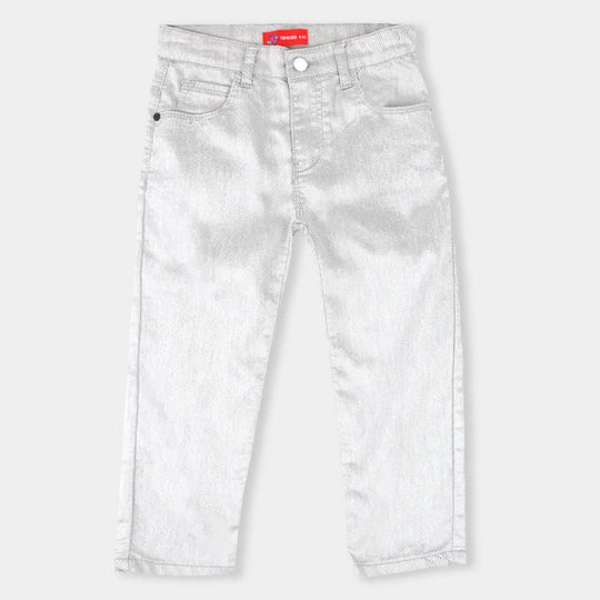Boys Pant Cotton Basic - S.Grey