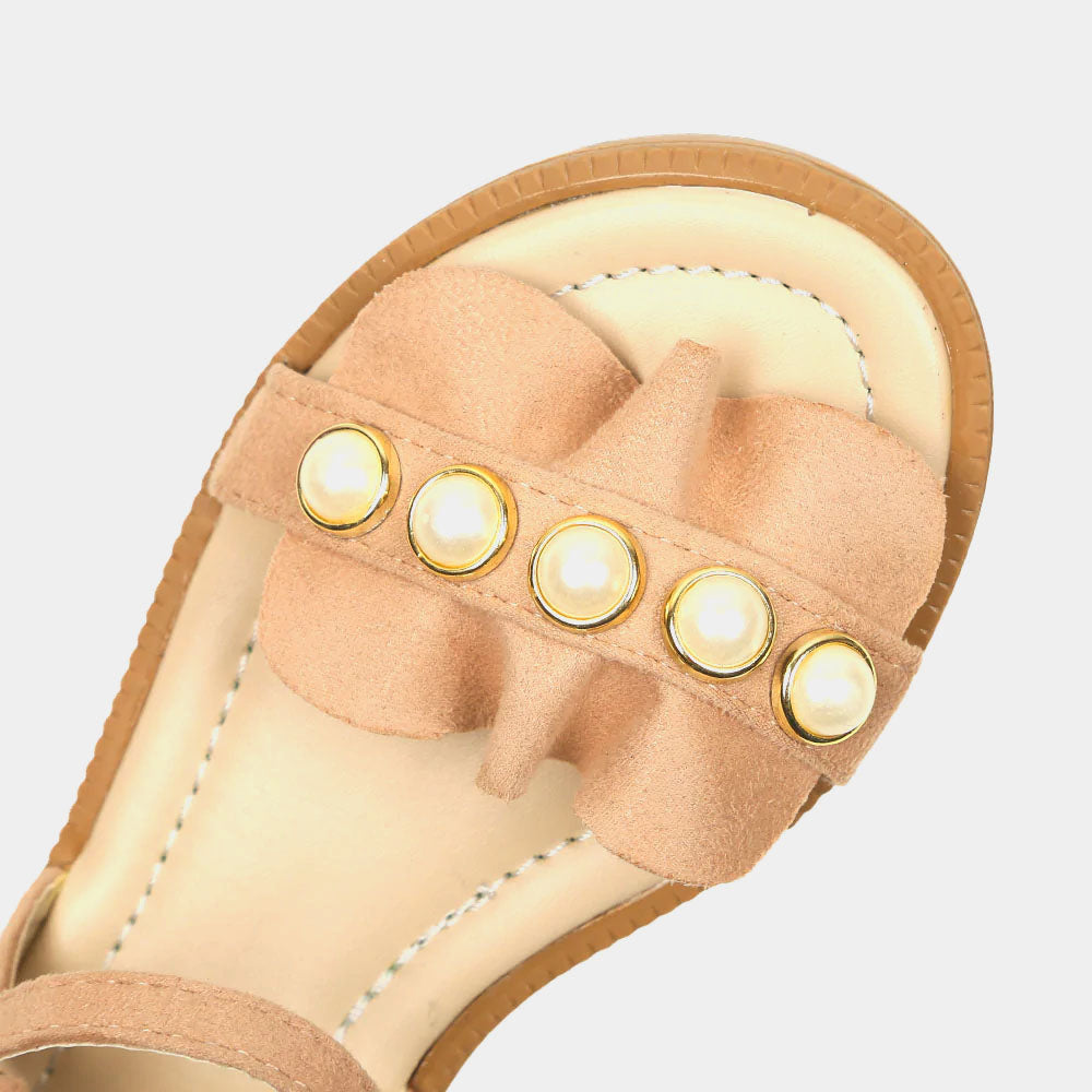 Girls Sandal 404-2-Fawn
