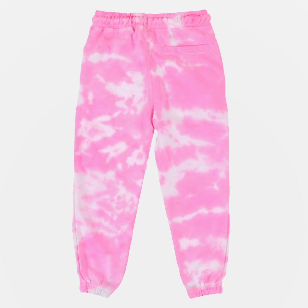 Girls Pajama Pink  - Tie Dye
