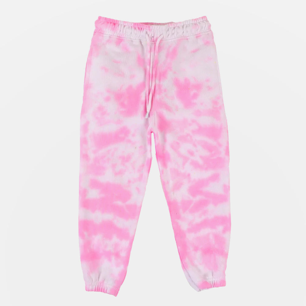 Girls Pajama Pink  - Tie Dye